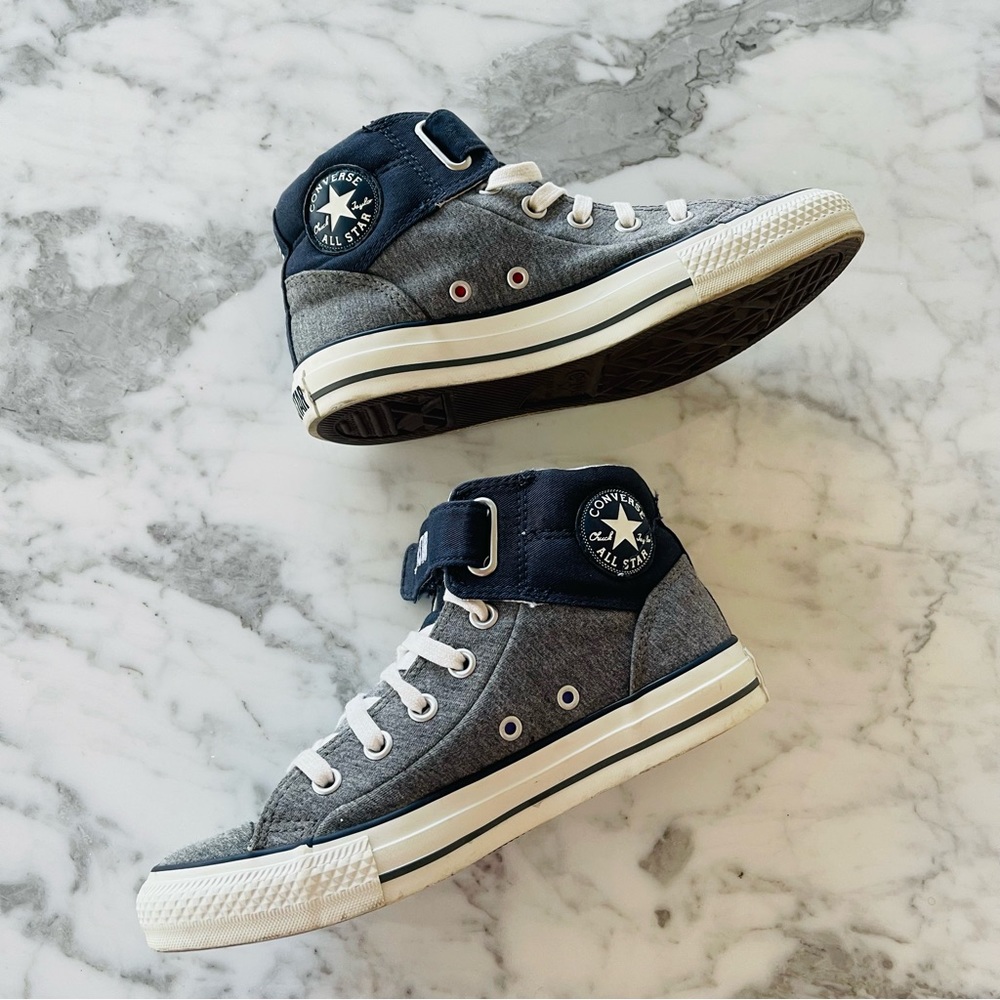 NEW All Star Converse Grey and blue Special Edition Shoes